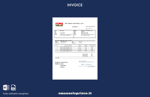 stile verificato Modello USA MEC Industry and Trade Co